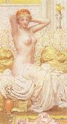 Albert Joseph Moore,ARWS Myrtle (mk46) oil on canvas